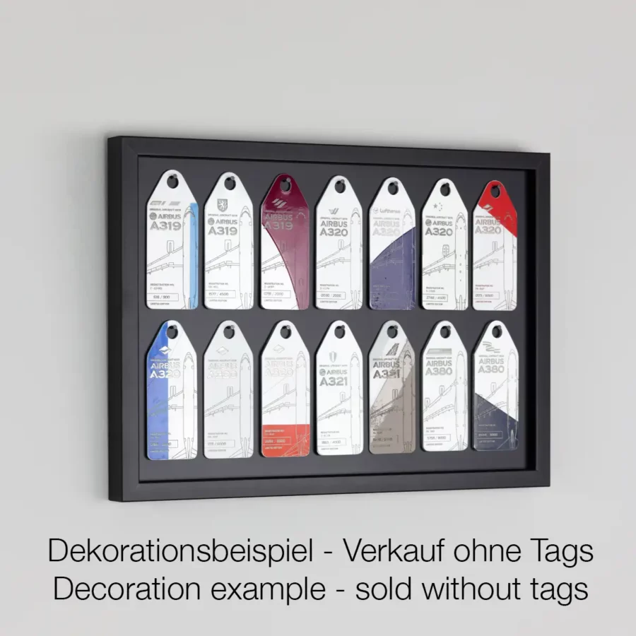 Aviation Skin Display 30x20  cm schwarz/schwarz – Bild 2